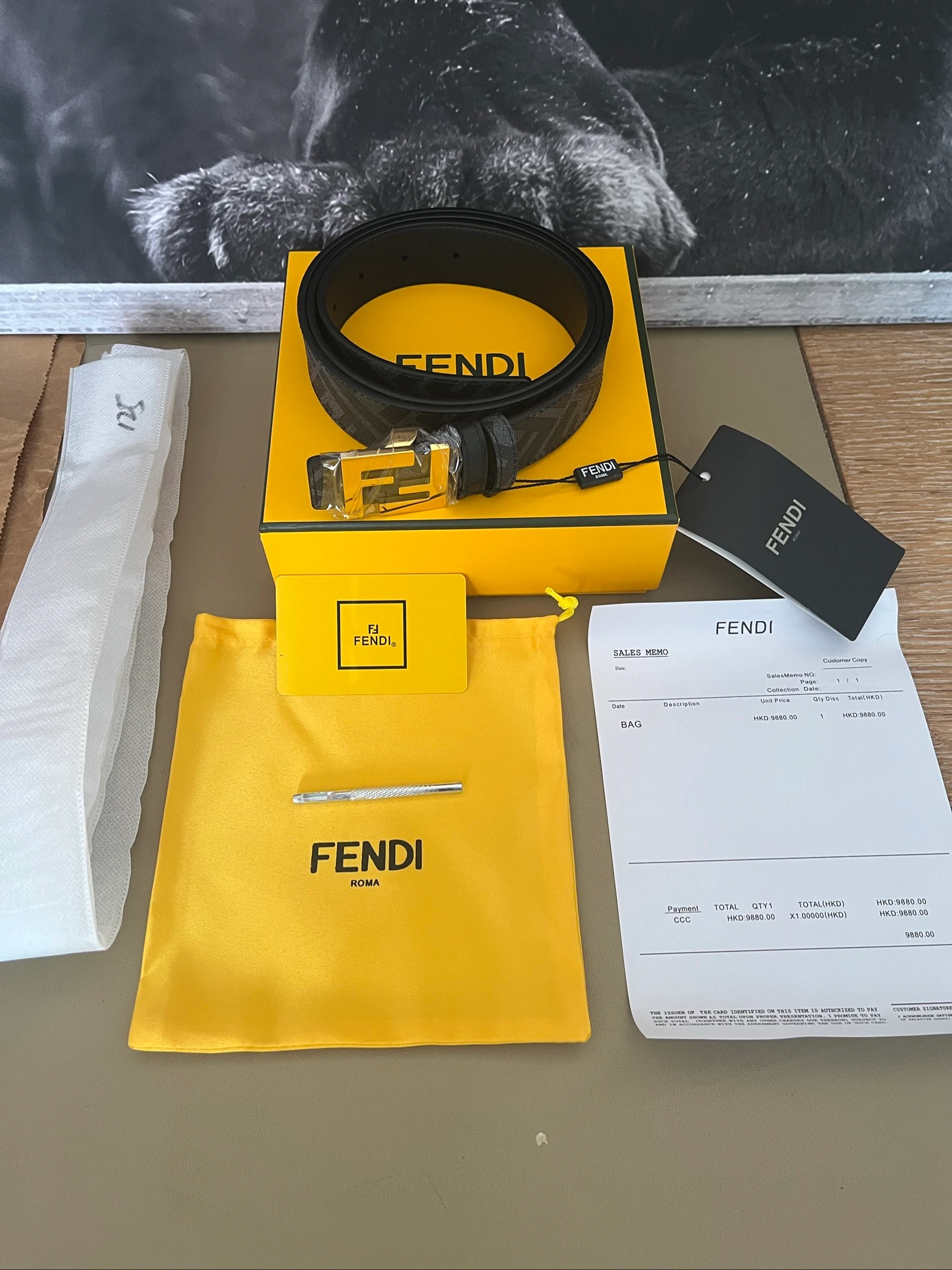 Ceinture neuf avec ses accessoires 